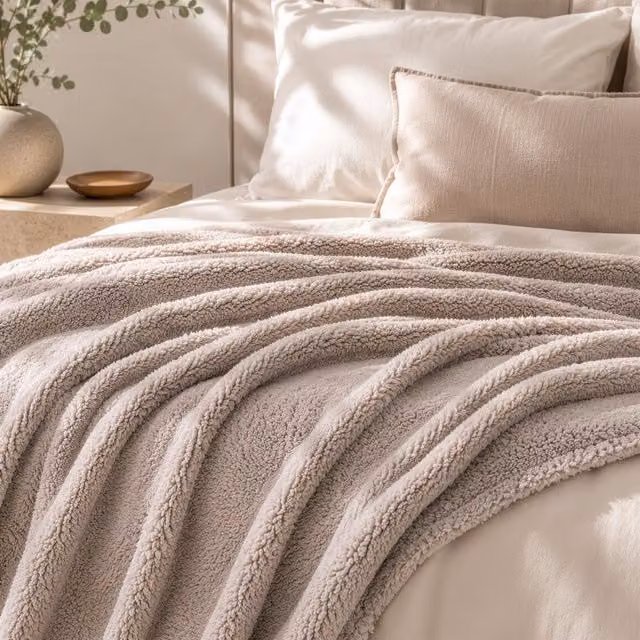 Coperta Nuvola tortora 200x230 cm