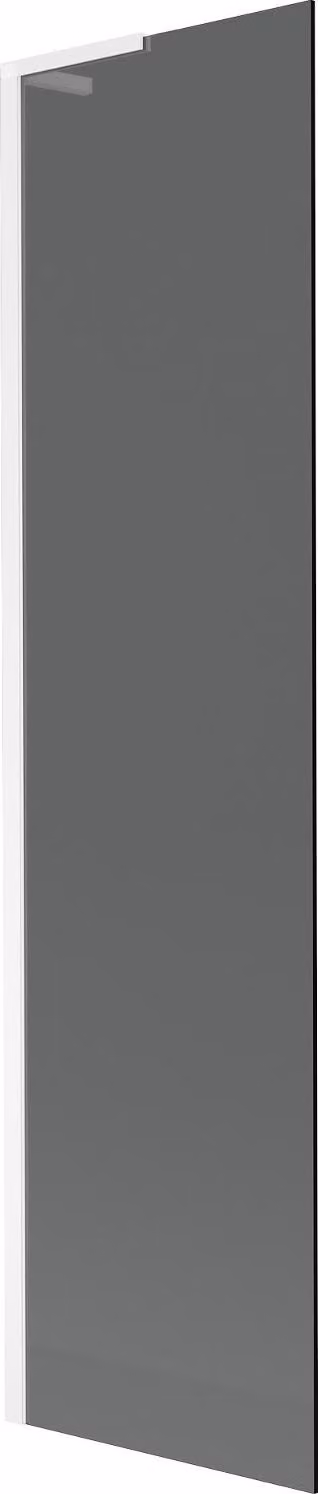 Mexen Next L paratia per vasca da bagno a 1 anta 50 x 150 cm, grafite, bianco - 895-050-000-03-40-20