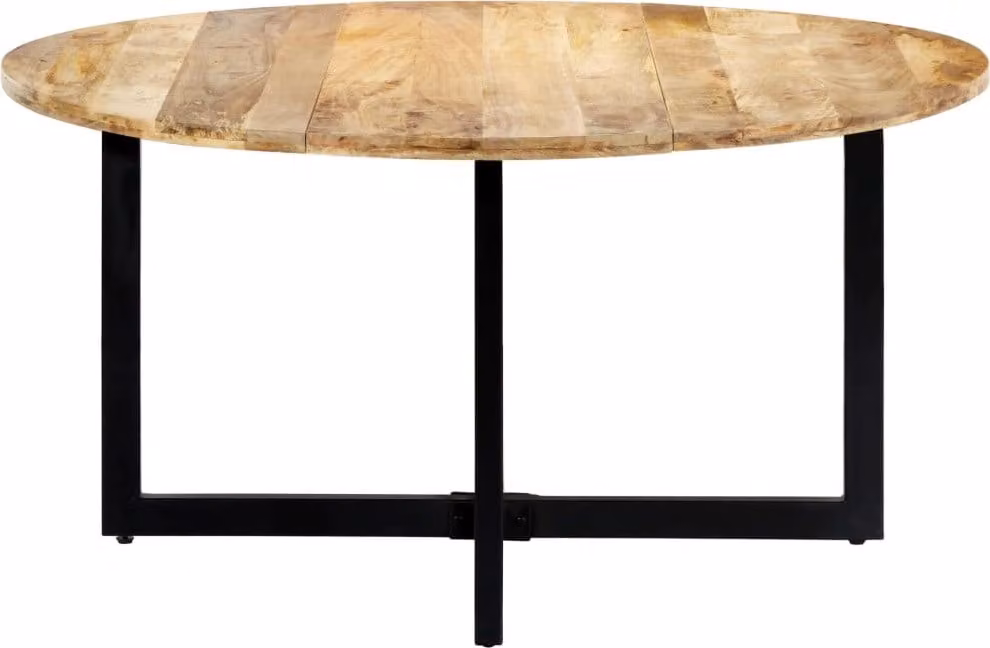 Tavolo da Pranzo 150x73 cm in Legno Massello di Mango