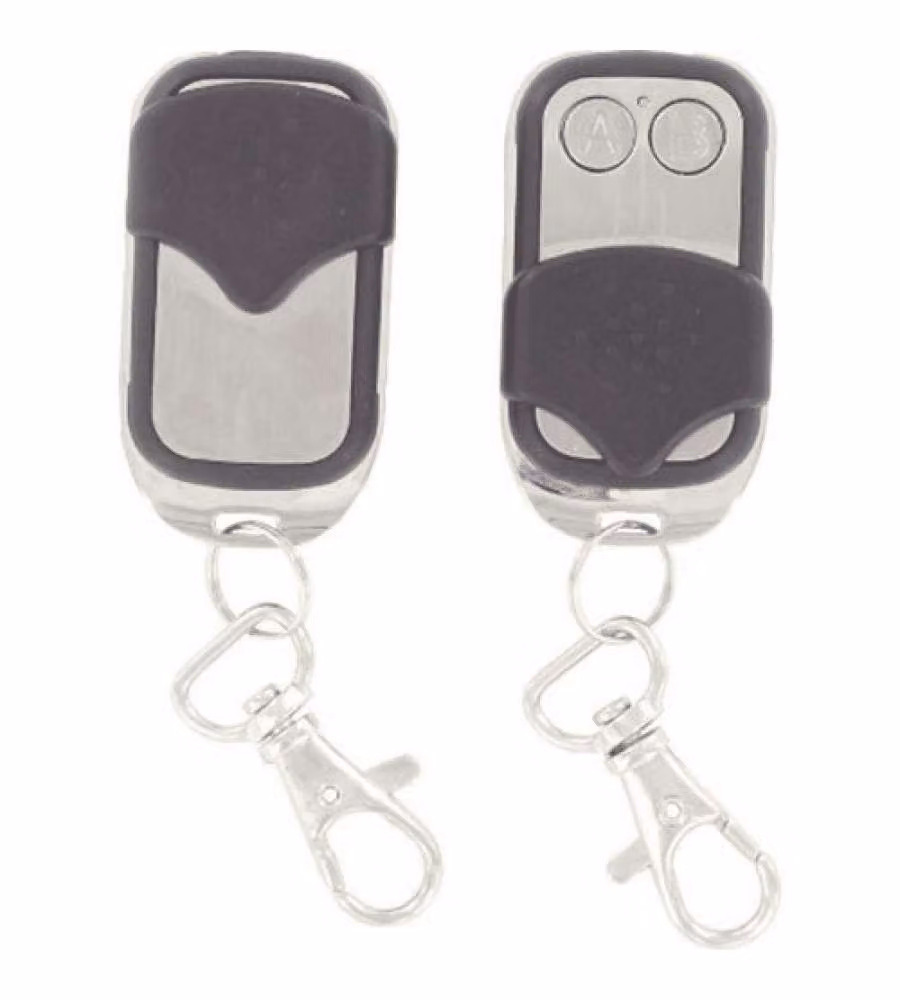 Sicetech Radiocomando Universale 433MHz Bianco e Grigio 4 Pulsanti
