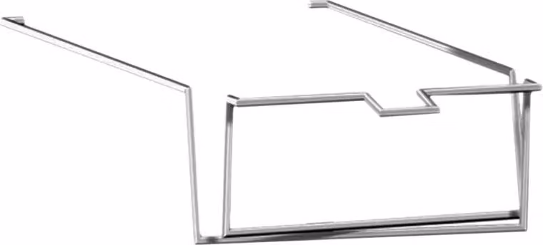10 staffe di fissaggio in metallo Schneider Electric per relè RXM RXZ400 / 47730 (RXZ400)