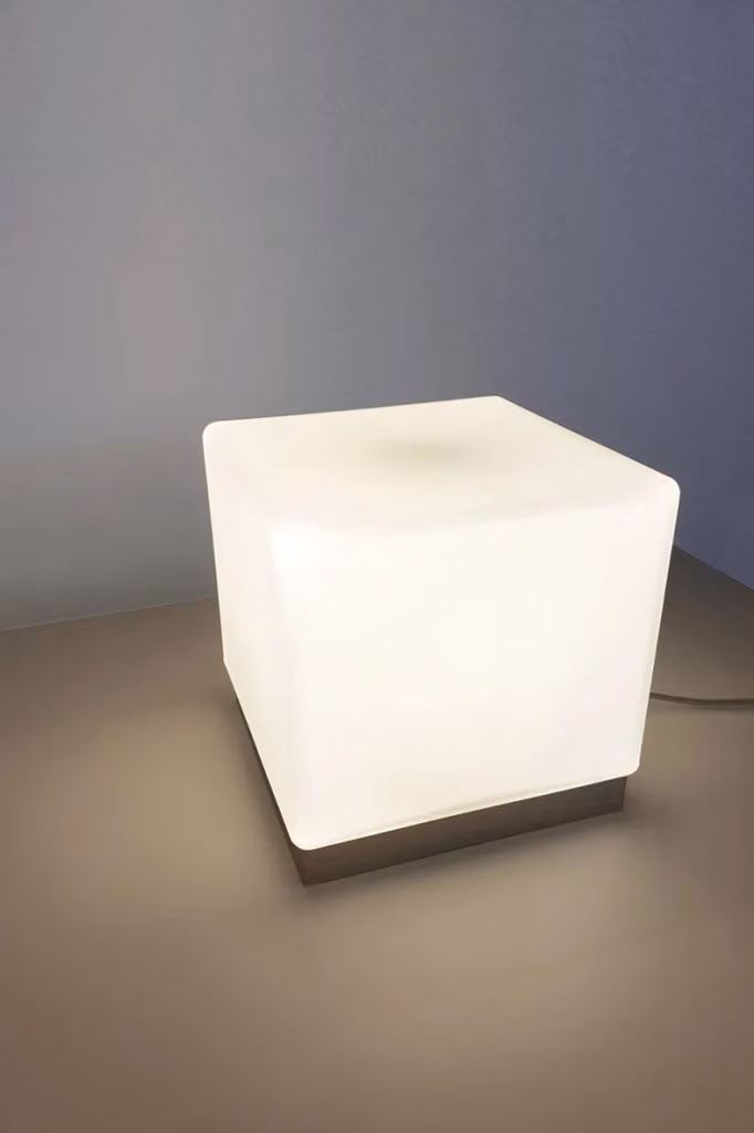 Binnie Applique Plafoniera Quadrata Rossini Group in Vetro Bianco con Attacco E27 IP20 - Diametro: 30 cm – 2
