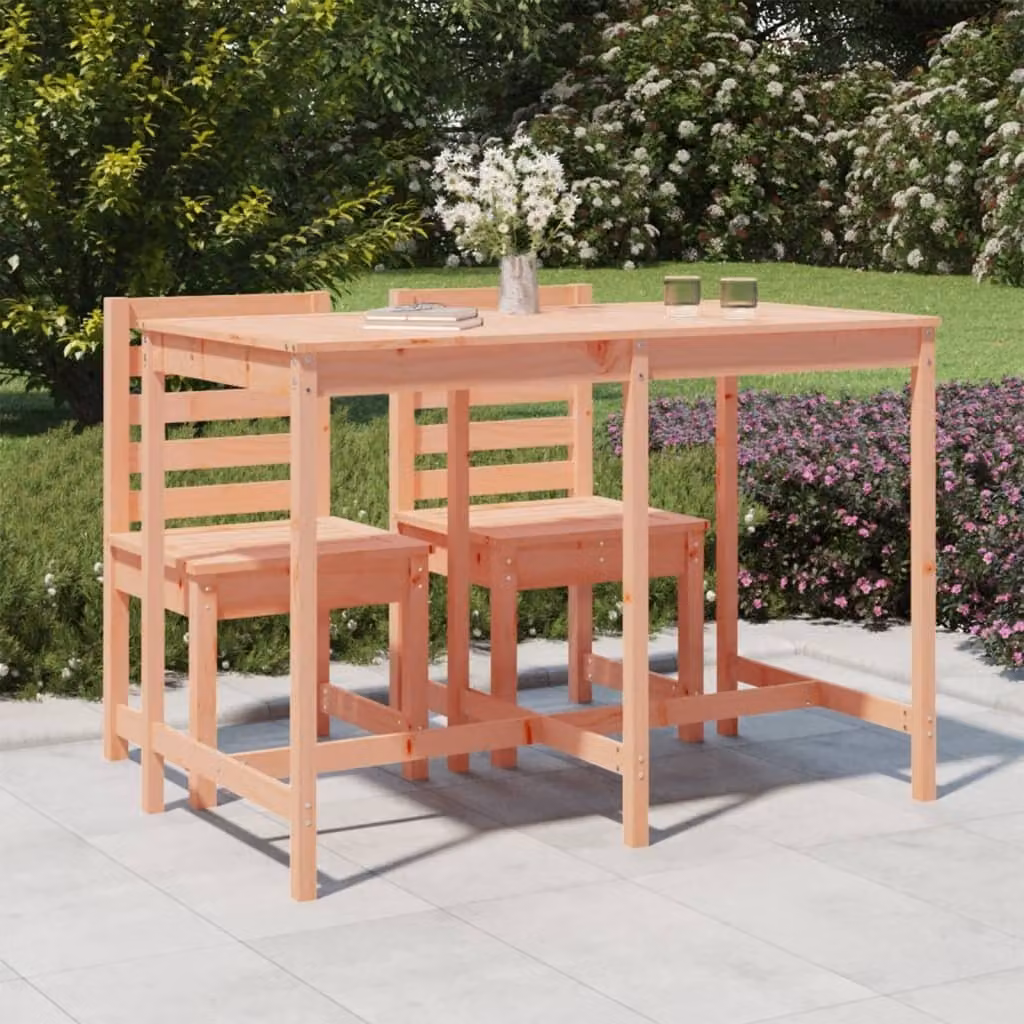 Maison Exclusive - Tavolo da giardino, dimensioni 159,5 x 82,5 x 110 cm, in legno massello di douglasia