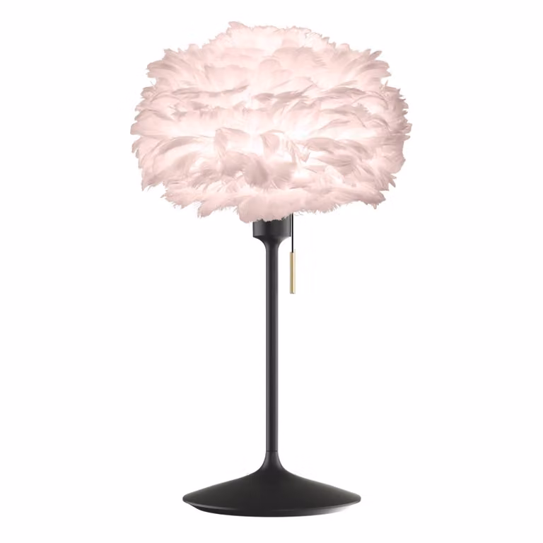 UMAGE Lampada da tavolo di design Eos mini, Nero, Soggiorno / Sala da pranzo, Alluminio, Design, Lampada da tavolo