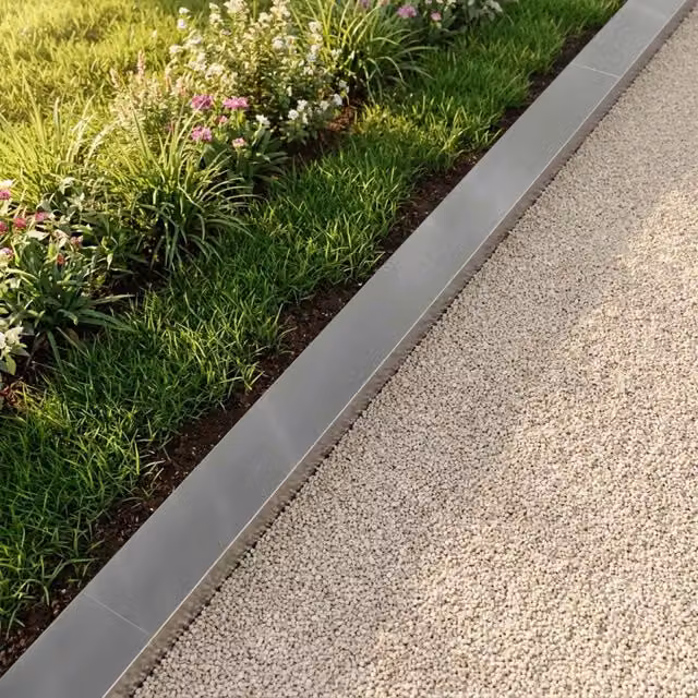 Profilo di copertura per giardino 20 pz 100 x 10 x 5 cm 8013049