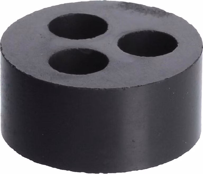 LAPP Inserti a densità multipla per raccordi M25, modello DIX-M25360, in gomma nitrilica butilica (NBR), colore nero - 1 pezzo