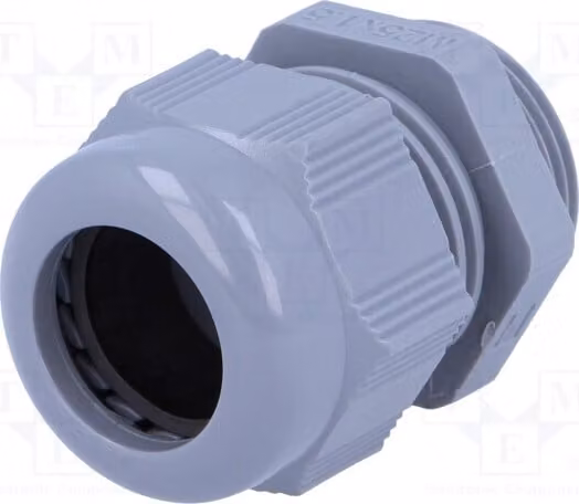 1 x Raccordo per cavo M25, grigio scuro, serie HT M25, colore RAL7001, grado di protezione IP68, materiale: [specificare il materiale]