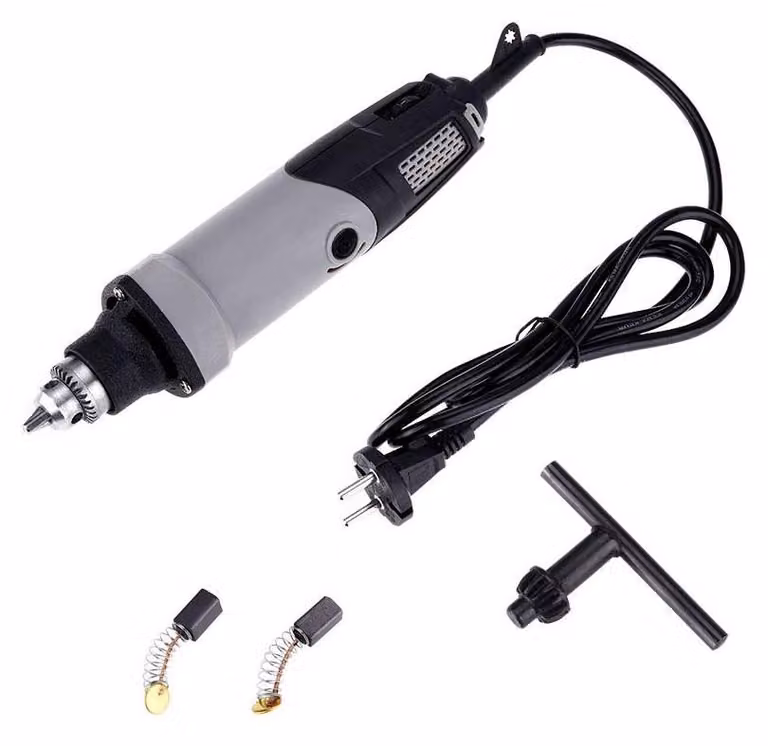Levigatrice a stelo da 400 W, con velocità variabile da 0 a 28000 giri al minuto, utensile multifunzione rotativo