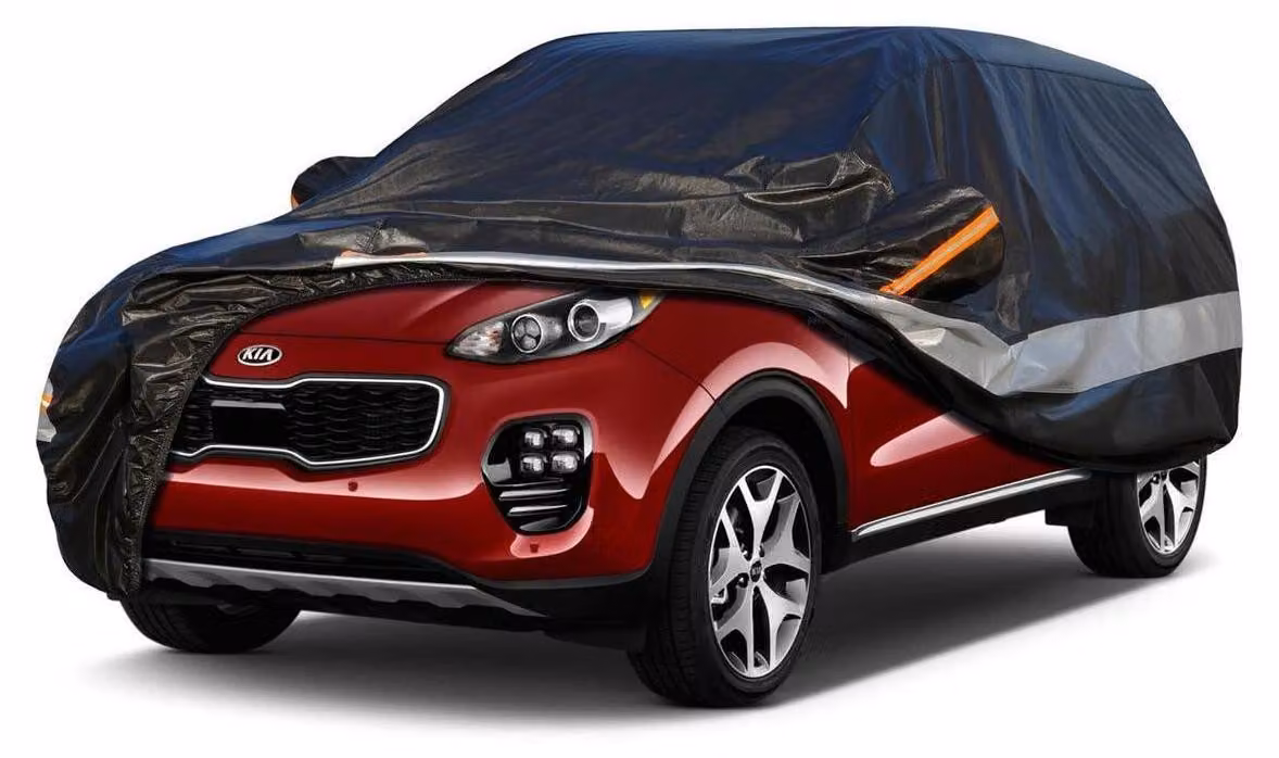Copertura per auto, 10 strati, impermeabile, traspirante, colore nero, per Kia Sportage (2004-2023)