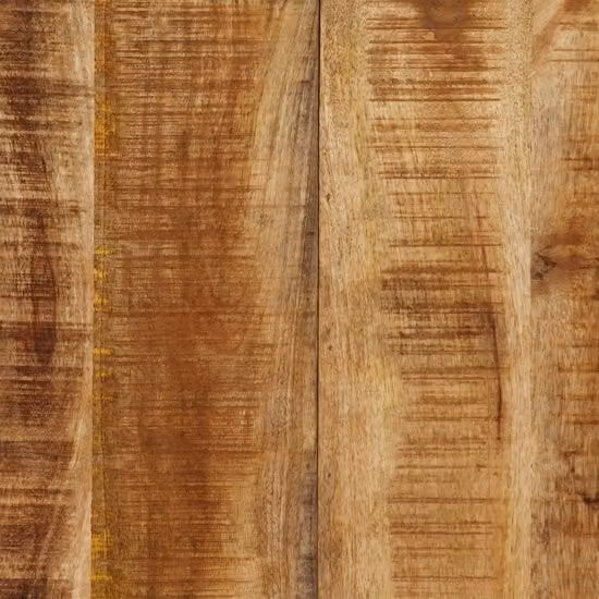 vidaXL Tavolo da pranzo in legno di mango con croce in acciaio tavolo da pranzo tavolo da cucina
