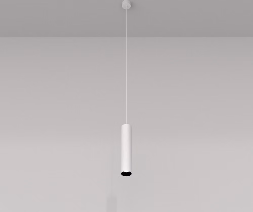 Lampada a sospensione Maytoni FOCUS, alluminio bianco, GU10, 50 W, dimmerabile, IP20