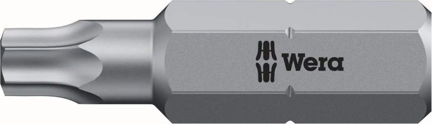 Punta da 1/4" DIN 3126 C6,3 T 5x 25 mm, resistente all'usura. Wera | 4013288030405