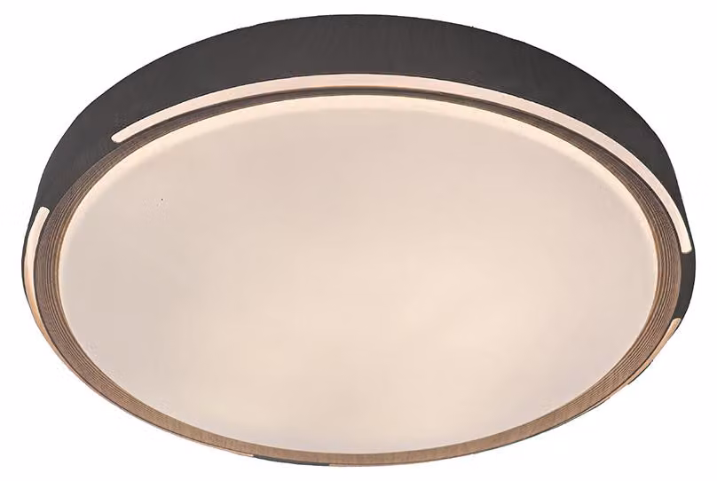V-TAC Plafoniera LED 60W 6000 lm CCT Dimmerabile con Telecomando Effetto Legno Scuro 24205