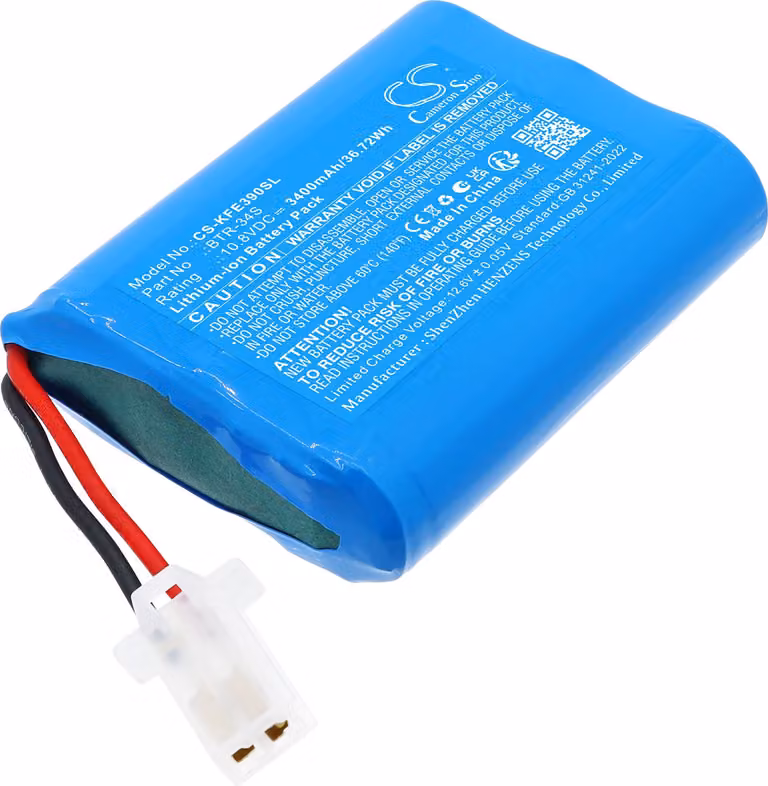 TECHTEK Batteria compatibile con [Jilong] 500E, per [KomShine] EX39, Fusion Splicer sostituisce BTR-34S