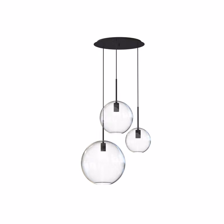 Nowodvorski SPHERE lampadario a sospensione 7788 acciaio, nero