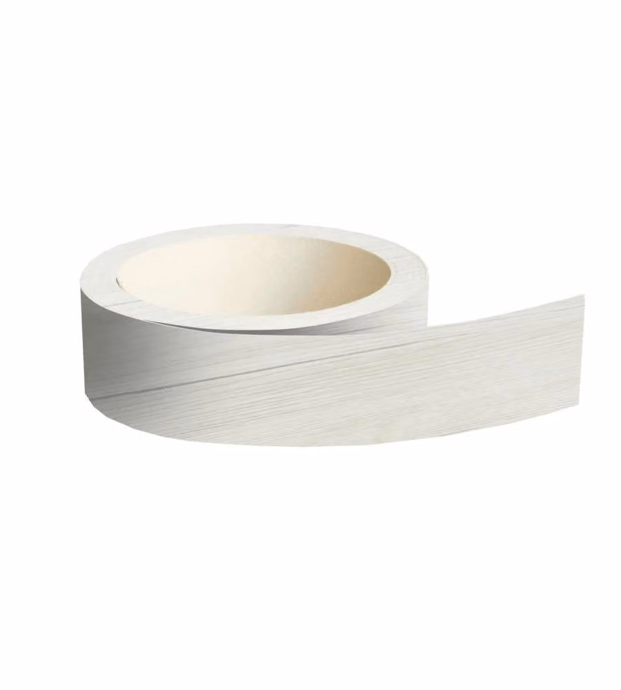 Bordo decorativo preincollato rovere bianco 33x5000 mm per cucina