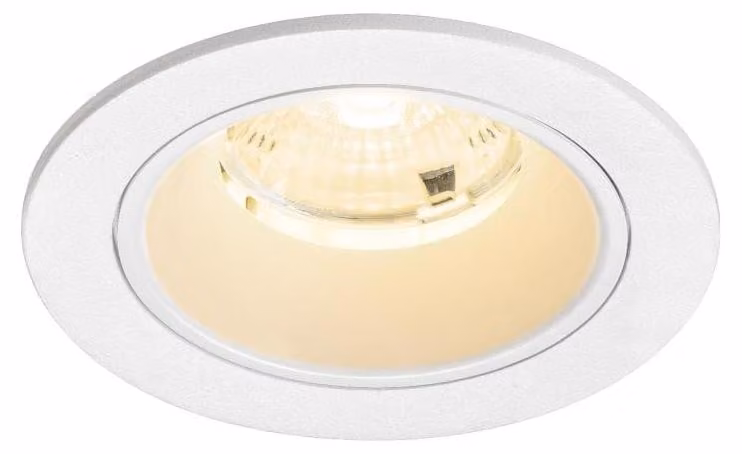 SLV 1009467 NUMINOS® S, plafoniera da incasso, 3000 K, 55°, IP20, rotonda, bianco