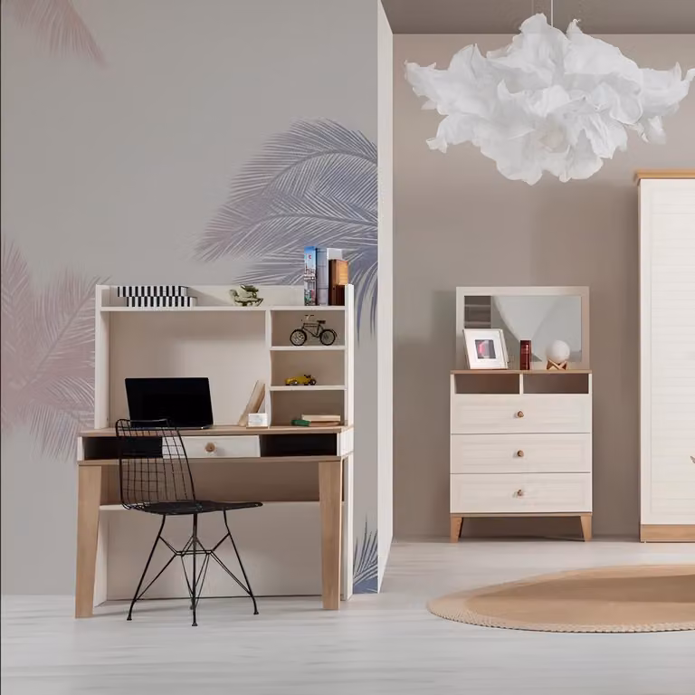 Schlafzimmer Einrichtung Designer Schminktisch Holz Schreibtisch