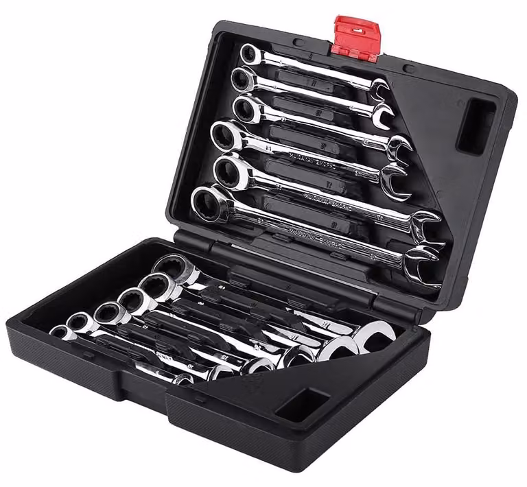 Omgoods - Set di chiavi a brug da 12 pezzi - Set di cacciaviti professionali - Pinza per pompe dell'acqua - Utensili resistenti - Acciaio cromo vanadio di alta qualità - Adatto per la manutenzione auto - Set di chiavi a brug