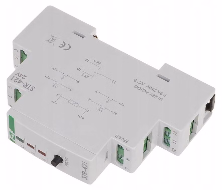 Centralina per tapparelle STR-421-24V 24 V AC/DC F&F su guida