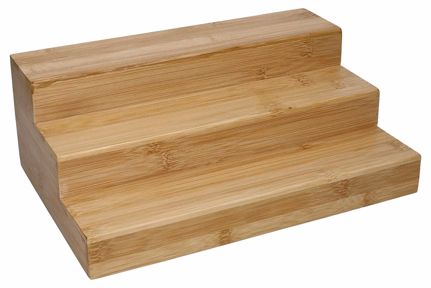 Organizzatore per armadio a 3 ripiani - Bambù - 30 x 22,5 x 11 cm - Per cucina, bagno e biancheria