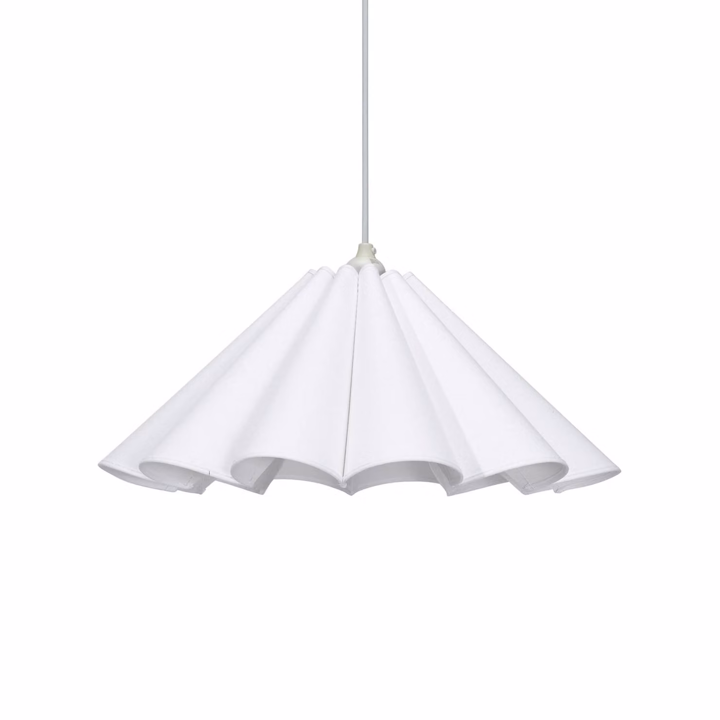 PR Home Lampada a sospensione Frenja, dimmerabile, Bianco / Opale, Soggiorno / Sala da pranzo, Tessuto / Stoffa / Seta, Scandinavo, Lampada a sospensione