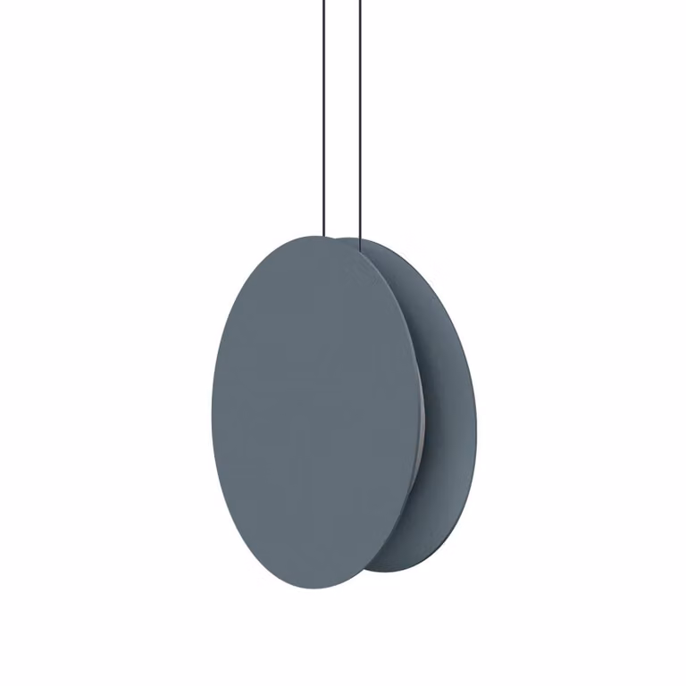 Linea Light Lampada LED a sospensione Yo-Yo, grigio, 2.700 K, alluminio, PMMA, dimmerabile, Alluminio / Grigio / Zincato, Soggiorno / Sala da pranzo, Alluminio