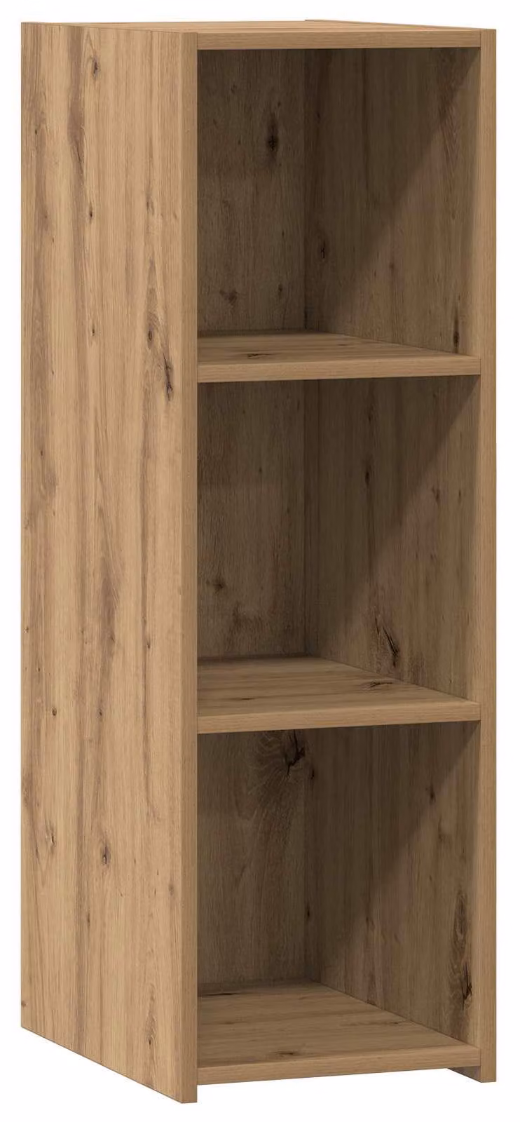 Mobile contenitore "Artisan" in legno impiallacciato di rovere, dimensioni 30 x 41 x 93 cm