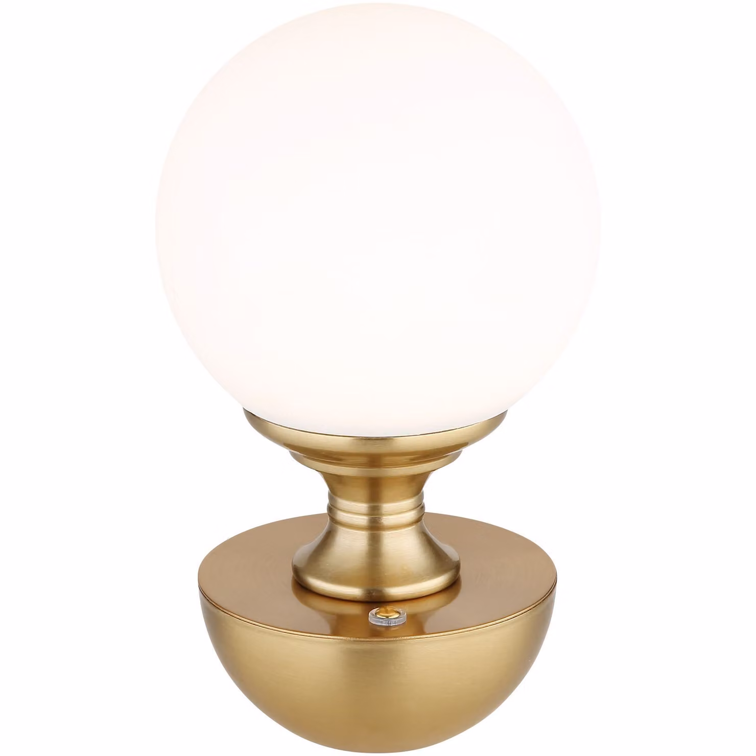 Lampada da tavolo a batteria ricaricabile con touch dimmer Lampada da tavolo color ottone 21015M