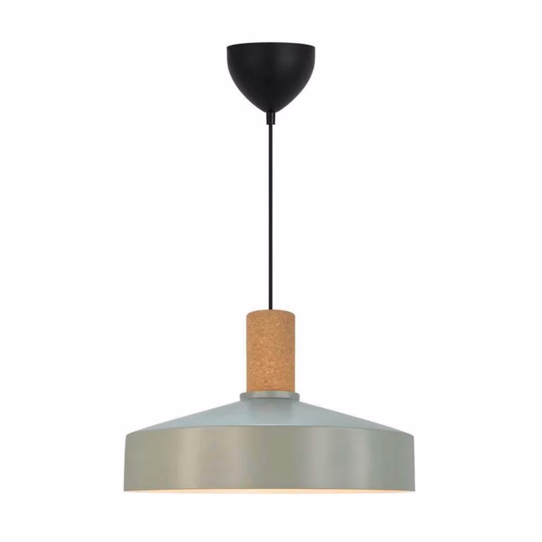 Nordlux Lampada a sospensione Elvas, dimmerabile, Verde, Soggiorno / Sala da pranzo, Metallo, Scandinavo, Lampada a sospensione