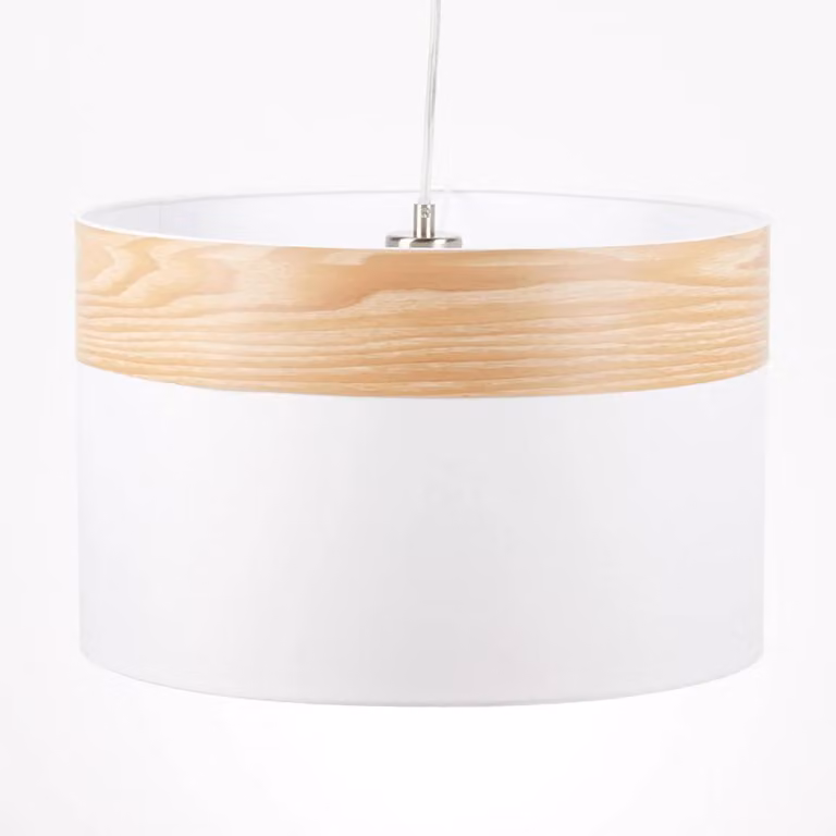 Globo Lampada a sospensione Libba, dimmerabile, Bianco / Opale, Soggiorno / Sala da pranzo, Tessuto / Stoffa / Seta, Moderno, Lampada a sospensione