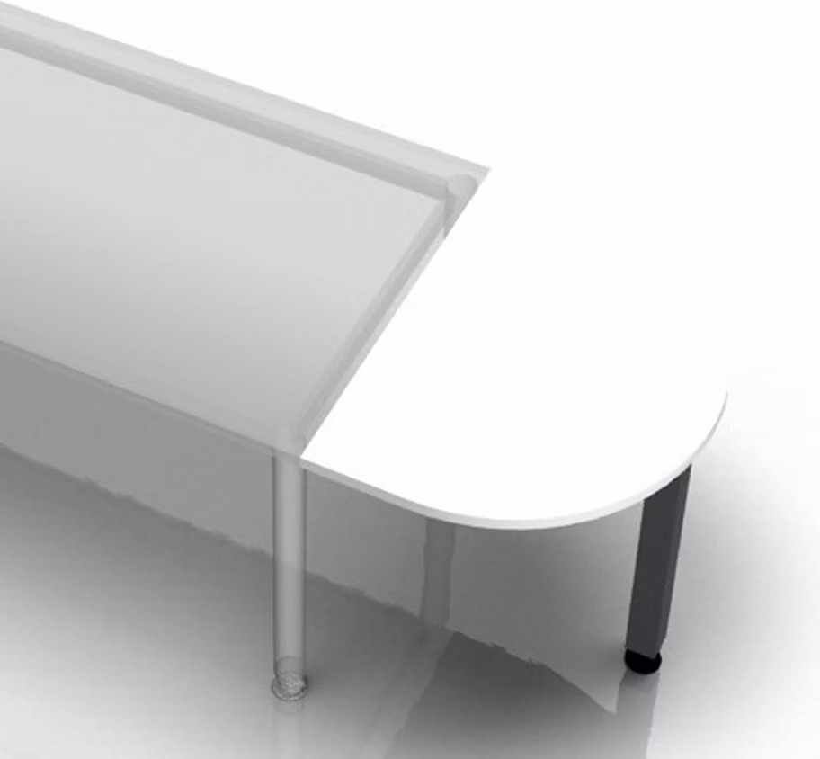 RA60 G - Tavolino da appoggio 60x80 bianco