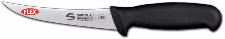 Coltello disosso curvo, flessibile cm 13 linea Supra di Sanelli Ambrogio