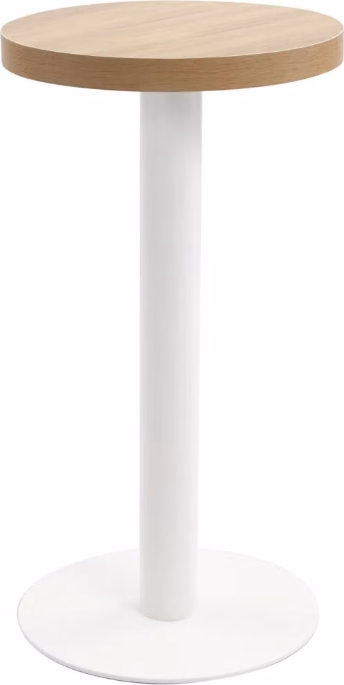 Maison Exclusive - Tavolino da bistrot marrone chiaro, 40 cm, MDF
