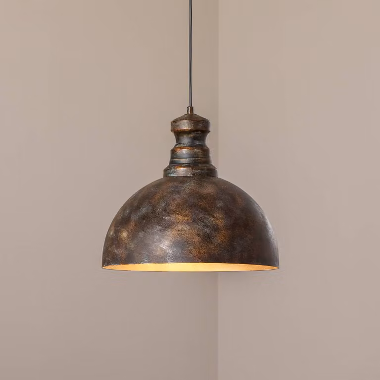 Lampada a sospensione Saglam Opviq, dimmerabile, Bronzo / Ottone antico, Soggiorno / Sala da pranzo, Metallo, Vintage, Lampada a sospensione