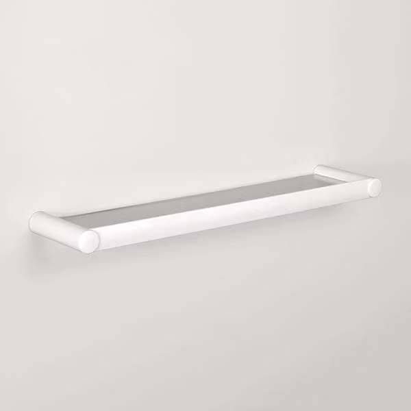 pba 01 Ripiano in vetro, bordo in nylon integrale in nylon, 140x600(635)mm