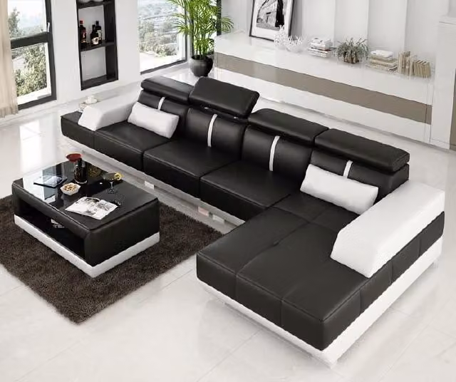 Ecksofa Wohnlandschaft Couch Polster L-Form Garnitur Eck Couchen XXL Sofas