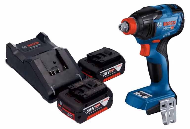 Bosch GDX 18V-210 C Avvitatore a impulsi professionale a batteria 18 V 210 Nm brushless + 2x batteria ricaricabile 5,0 Ah + caricabatterie