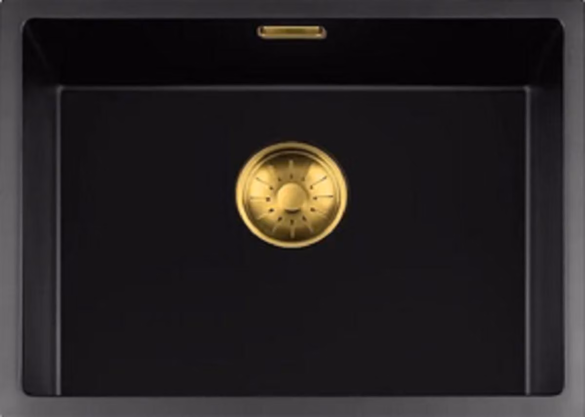 Lavello Togo, modello 50BQ37-FU, finitura oro nero