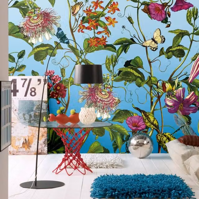 Fotomurale floreale KOMAR Jardin Multicolore L: 368 cm x H: 248 cm