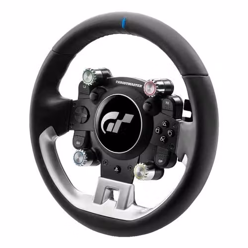 Volante da corsa Thrustmaster GT Wheel Add-On per PlayStation e PC, Nero e Argento – 3