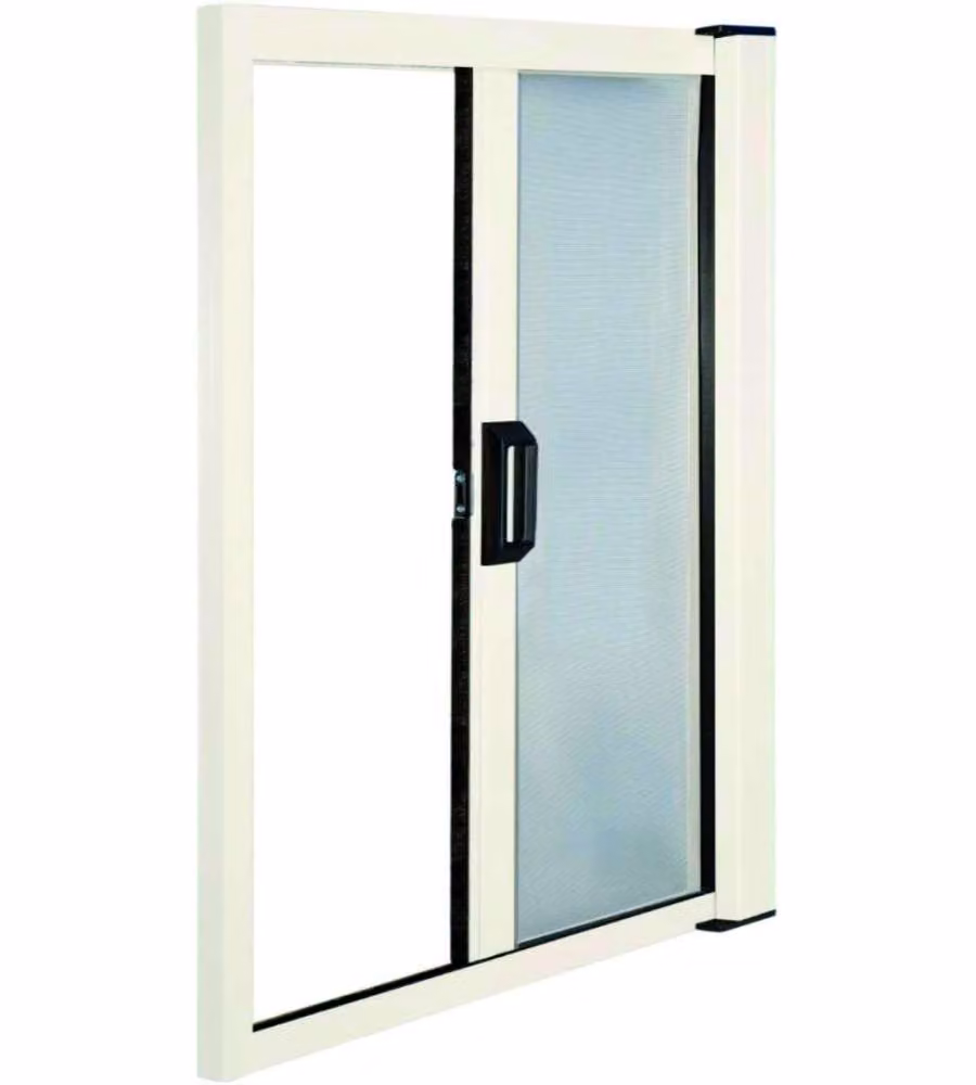 Zanzariera Avvolgibile da Finestra 140x240 cm Bianca in Alluminio Riducibile