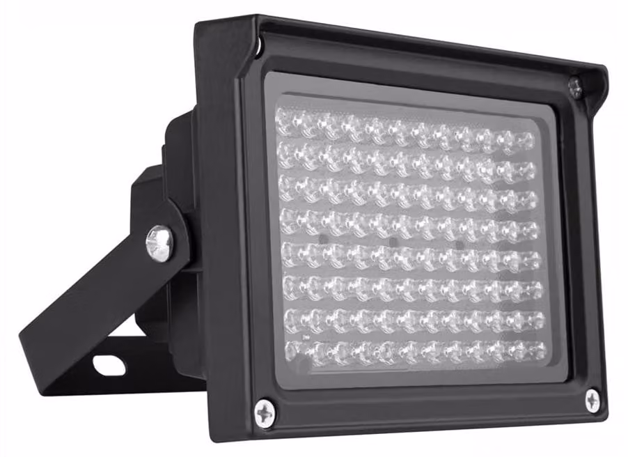 96 LED a infrarossi, tecnologia a infrarossi, visione notturna, grado di protezione IP65, 12V, per telecamere di videosorveglianza