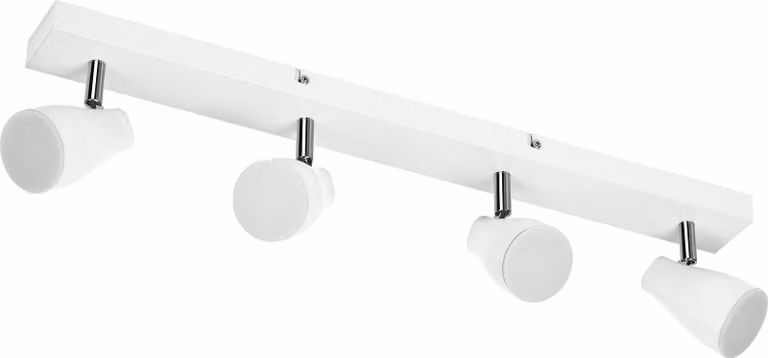OSRAM LED SPOT PEAR Faretto GU10, bianco, 4X4,3W, 1400lm, 614mm, colore della luce bianco caldo, testa della lampada regolabile, installazione semplice, possibilità di combinazione con lampade GU10 intelligenti, IP 20, 2700K
