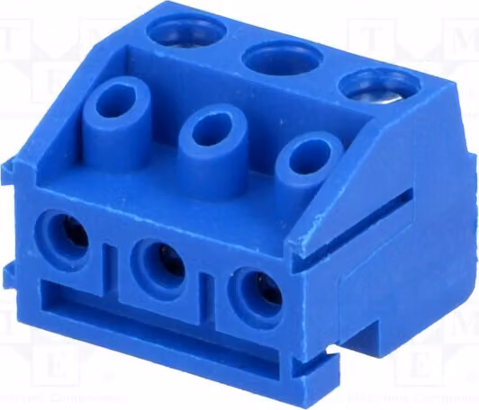 1 x Profilo di tenuta disattivabile, 5 mm, con 3 guide angolari a 90°, connettore femmina 320-031-12, con sistema di connessione rapida