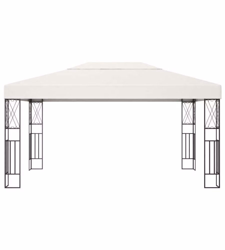 Gazebo 3x4 m Crema in Tessuto