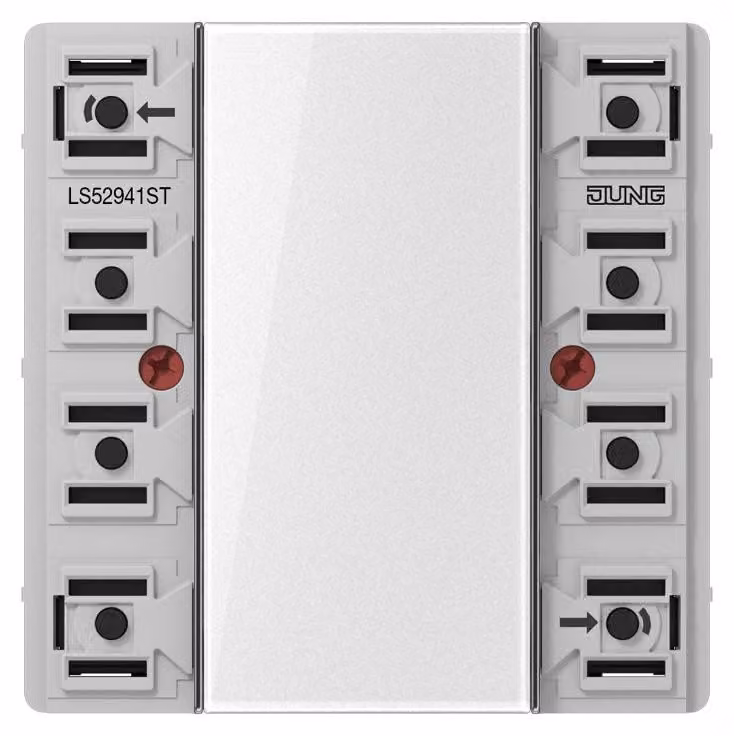 JUNG LS 52941 ST Modulo pulsantiera KNX universale, 4 porte, F (LS52941ST)