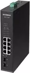 Switch di rete Edimax IGS 1210P Industrial 10 porte Gigabit PoE+ Black