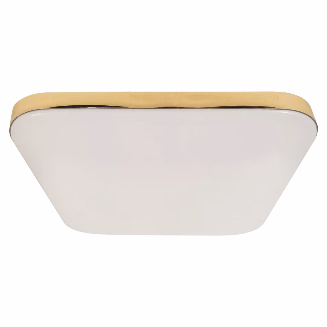 Plafond LED Lampada da superficie Oro Quadrato Nemo 17W 33 cm 4000K IP44 Milagro