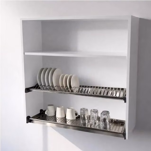 Pensile Scolapiatti Calandrelli Bianco H 90 x L 90 x P 33 cm